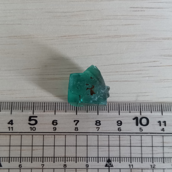ダイアナマリア鉱山　グリーン　フローライト　結晶　原石 8枚目の画像