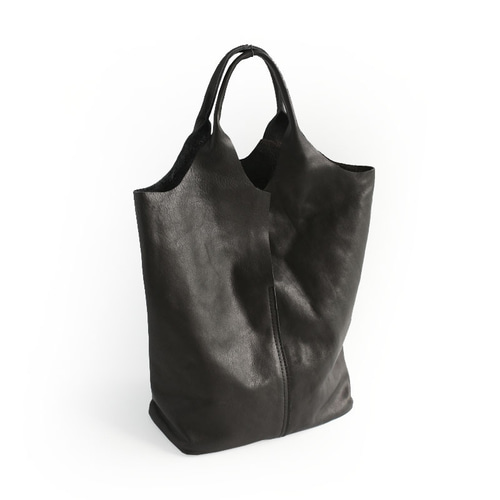 ハンドメイド　本革　トートバック　クリーマー　ブラック　★新品／未使用品★ 即納】ソフトタッチ本革トートバッグ ブラック as-07bk トート