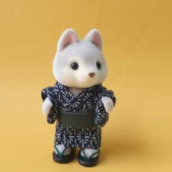 シルバニアファミリー・子どもサイズの浴衣♪ シルバニアファミリー・子どもサイズの浴衣♪