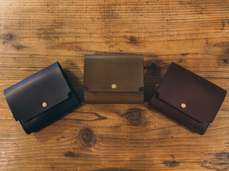 【クラシカルでコンパクト、使い勝手の良いハーフウォレット】革財布 コンパクト財布 ミニ財布 イタリアンレザー nws-4