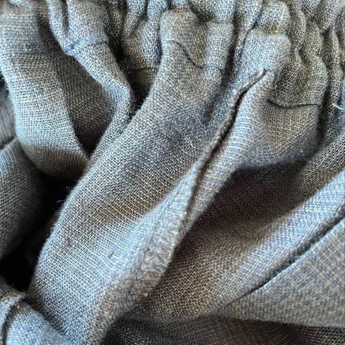 ミナペルホネン run run run バルーンパンツ リネン100% 夏用パンツ L