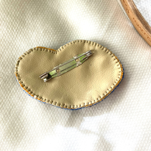 ビーズ刺繍ブローチ 空雲 ブローチ a.tede 通販 17583450