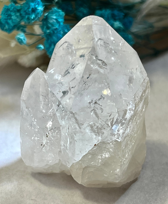 親子水晶✨　レインボー　ミナスジェライス州 トマスゴンサガ産 クリスタル　原石 2枚目の画像