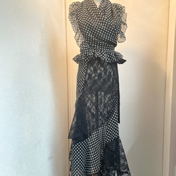 【ようさいドリーム様専用】フラメンコ衣装　エスカルゴ巻きスカート 6枚目の画像
