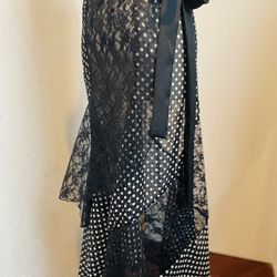 フラメンコ衣装　エスカルゴ巻きスカート・ピキージョセット 3枚目の画像
