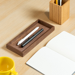 木製のシンプルなペンケース　ペントレイ　　 1枚目の画像