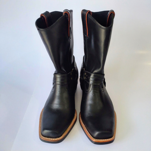 ◇新作◇本革ウエスタンブーツ◇シンプル◇24.5cmから◇本革◇高級