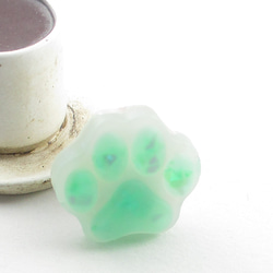 僕はどうしても伝えたいことがあるから肉球クォーツだけでも残したい♪<タイタックピン>TC001 2枚目の画像