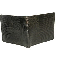 薄型　スリム　二つ折り財布 エナメルゴールド 5枚目の画像