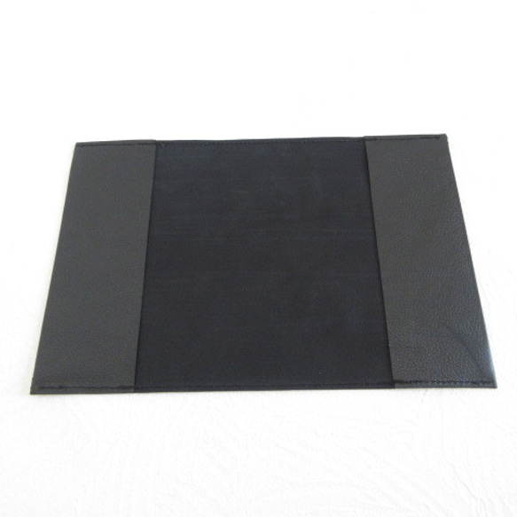 文庫本サイズ♪《ゴートスキン》ブラック・ソフトシュリンク・一枚革のブックカバー・0829 4枚目の画像