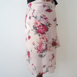 バレエ　ラップスカート[ピオニー・ピンクC52-136]X148Cpeonypink 7枚目の画像