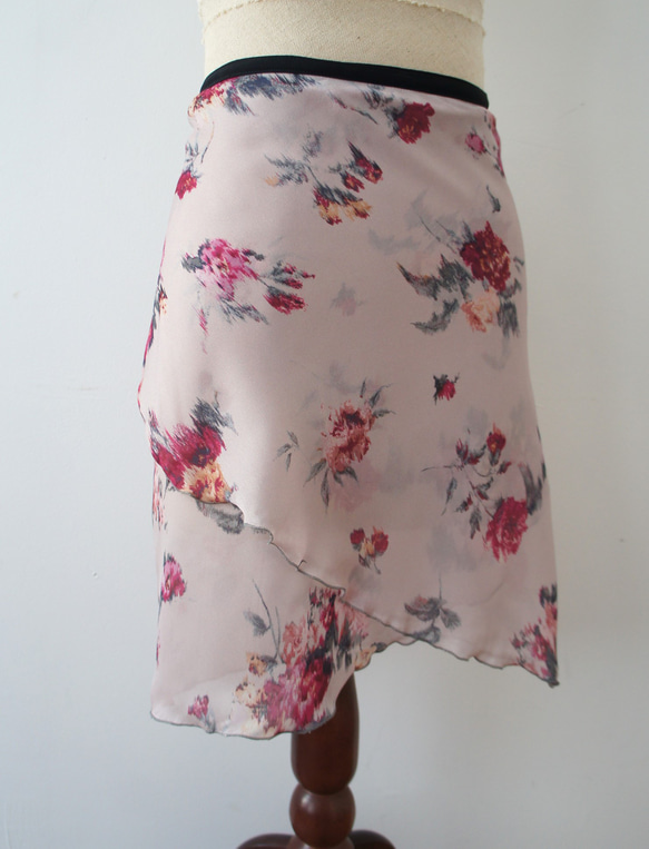 バレエ　ラップスカート[ピオニー・ピンクC52-136]X148Cpeonypink 13枚目の画像