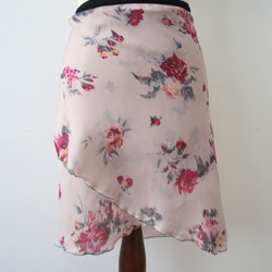 バレエ　ラップスカート[ピオニー・ピンクC52-136]X148Cpeonypink 1枚目の画像