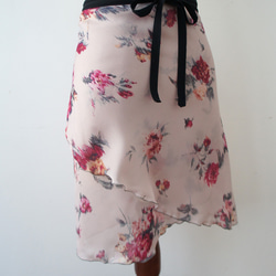 バレエ　ラップスカート[ピオニー・ピンクC52-136]X148Cpeonypink 6枚目の画像