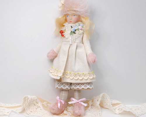 創作人形 小さいお人形〈doll-さくらんぼ2〉創作人形 その他人形 すずきまみ