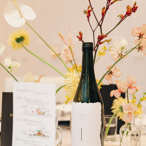 12卓分即日作成可能] テーブルナンバー ワインボトル ワイン瓶 10卓分