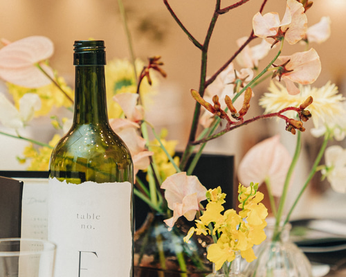 12卓分即日作成可能] テーブルナンバー ワインボトル ワイン瓶 10卓分