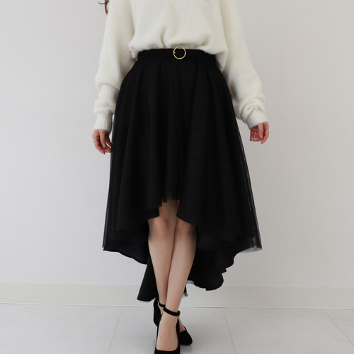 COEL Online Storeフィッシュテールデニムスカート(F ブルー