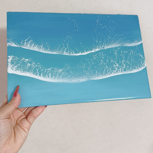 海アート、エポキシレジンアート、レジンの海アートです その他