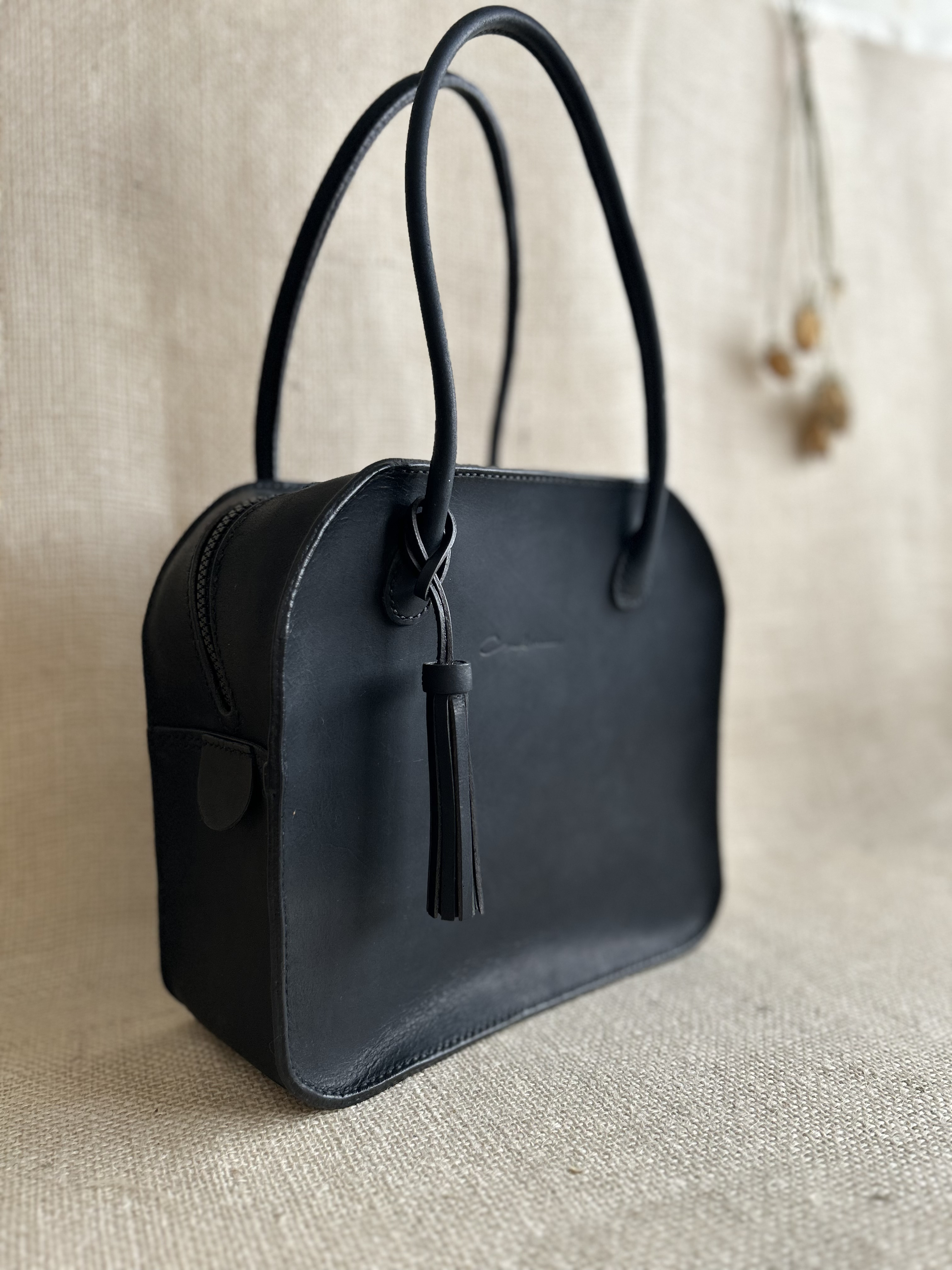 スクエア　ボストンバッグ