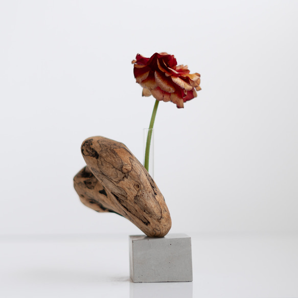 世界にたったひとつあなただけの流木一輪挿し | driftwood flowervase | osakana no.2 4枚目の画像