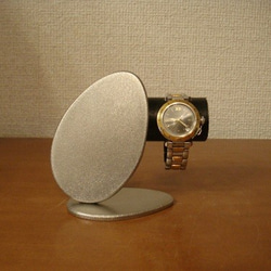 ウォッチスタンド　ラッピング　名入れ　刻印　ブラックかわいいダブルエッグ腕時計スタンド　130316 1枚目の画像