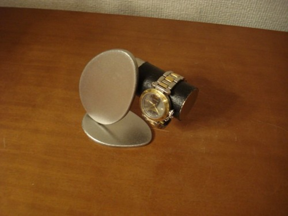ウォッチスタンド　ラッピング　名入れ　刻印　ブラックかわいいダブルエッグ腕時計スタンド　130316 4枚目の画像