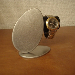 ウォッチスタンド　ラッピング　名入れ　刻印　ブラックかわいいダブルエッグ腕時計スタンド　130316 8枚目の画像