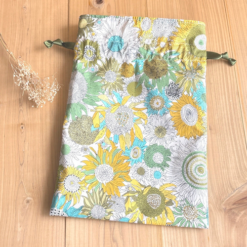 haruk15＊リバティ生地使用＊スモールスザンナ＊巾着 haruk15