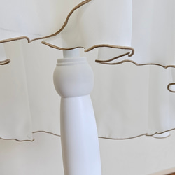 糸と丈が選べるバレエ巻きスカート　ｸﾘｰﾑ 8枚目の画像