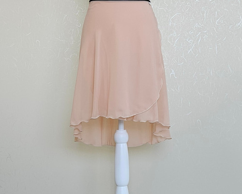 【新品】 BYPLIE 巻スカート スモークピンク50cm 8c690a7fb264664580be6088a0e4d0
