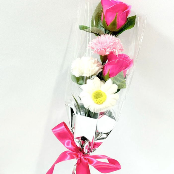 ソープフラワー薔薇 ひろし様 50本ラメ付き