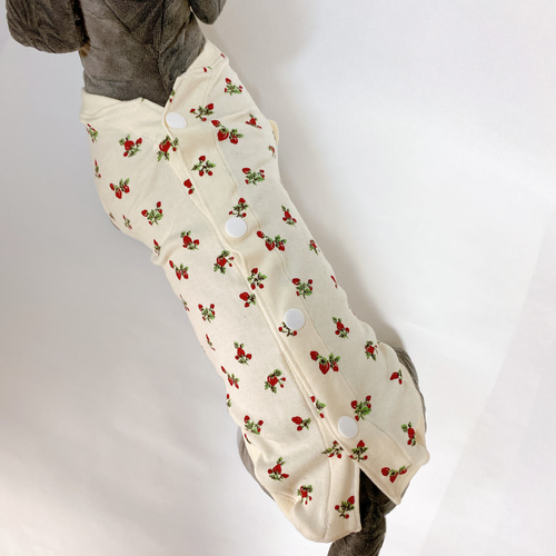 完成品】犬服 DMサイズ 後ろ開き シニア犬も着やすい背開き服