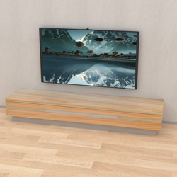 [手作り家具】桧（四国産）無垢材・オイルフィニッシュ・のシンプルなテレビ台 w170 Simple_Plexi 12枚目の画像