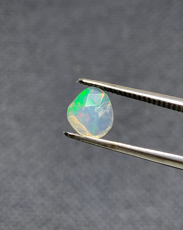 一点もの k18 Ethiopian Opal rose リング No.2/ 受注制作 6枚目の画像