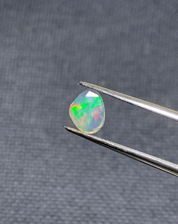 一点もの k18 Ethiopian Opal rose リング No.2/ 受注制作 8枚目の画像