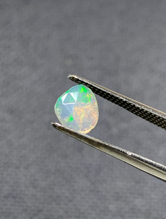 一点もの k18 Ethiopian Opal rose リング No.2/ 受注制作 5枚目の画像