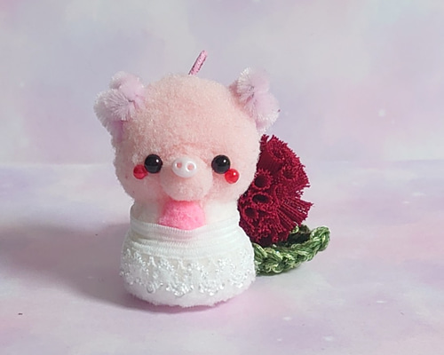 羊毛フェルト フラワー 花 夏 秋 記念 結婚 ハロウィン 飾り