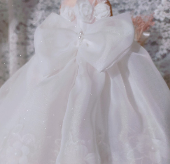 ジェニーちゃんのホワイトドレス 2枚目の画像