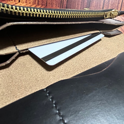 クロムエクセル製 トラッカーウォレット・アメカジ、ヴィンテージ好きな方に向けた長財布 7枚目の画像
