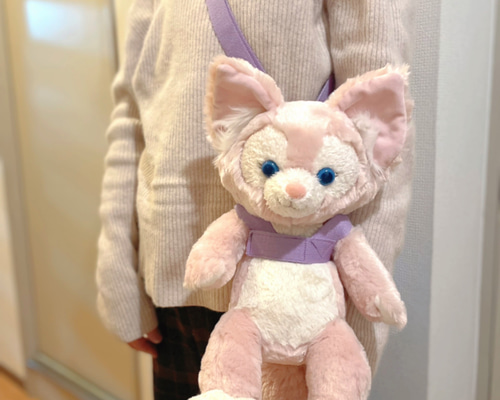ダッフィー&フレンズのハーネスとショルダーベルト4セット ☆ダッフィー フレンズ ぬいぐるみハーネス2点 ショルダーベルト