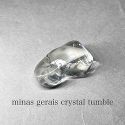 Minas Gerais crystal tumble / ミナスジェライス州水晶タンブル 9 ( レインボーあり ) 1枚目の画像