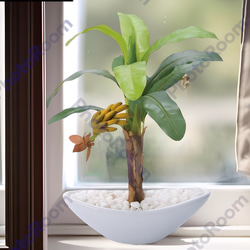 光触媒　人工観葉植物　ウォールグリーン　フェイクグリーン　バナナポット@ 2枚目の画像