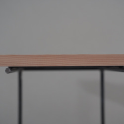 丸棒鉄足のサイドテーブル、ベッドテーブル、ソファーテーブル 10枚目の画像