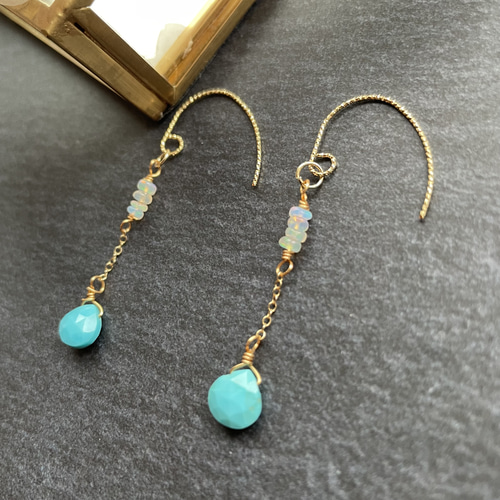 送料無料】 14kgf 天然石 スリーピングビューティー ターコイズ