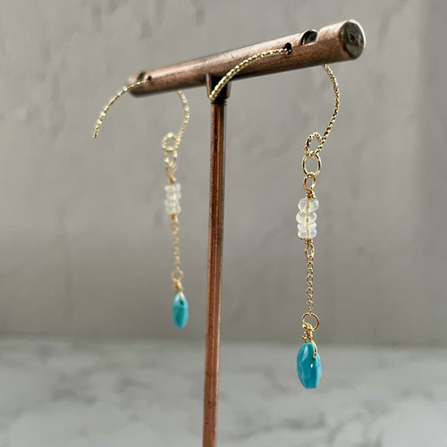 送料無料】 14kgf 天然石 スリーピングビューティー ターコイズ