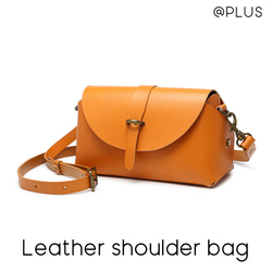 【ハンドメイド】ショルダーバッグ(横)/キャメル 48093-1700.jpg