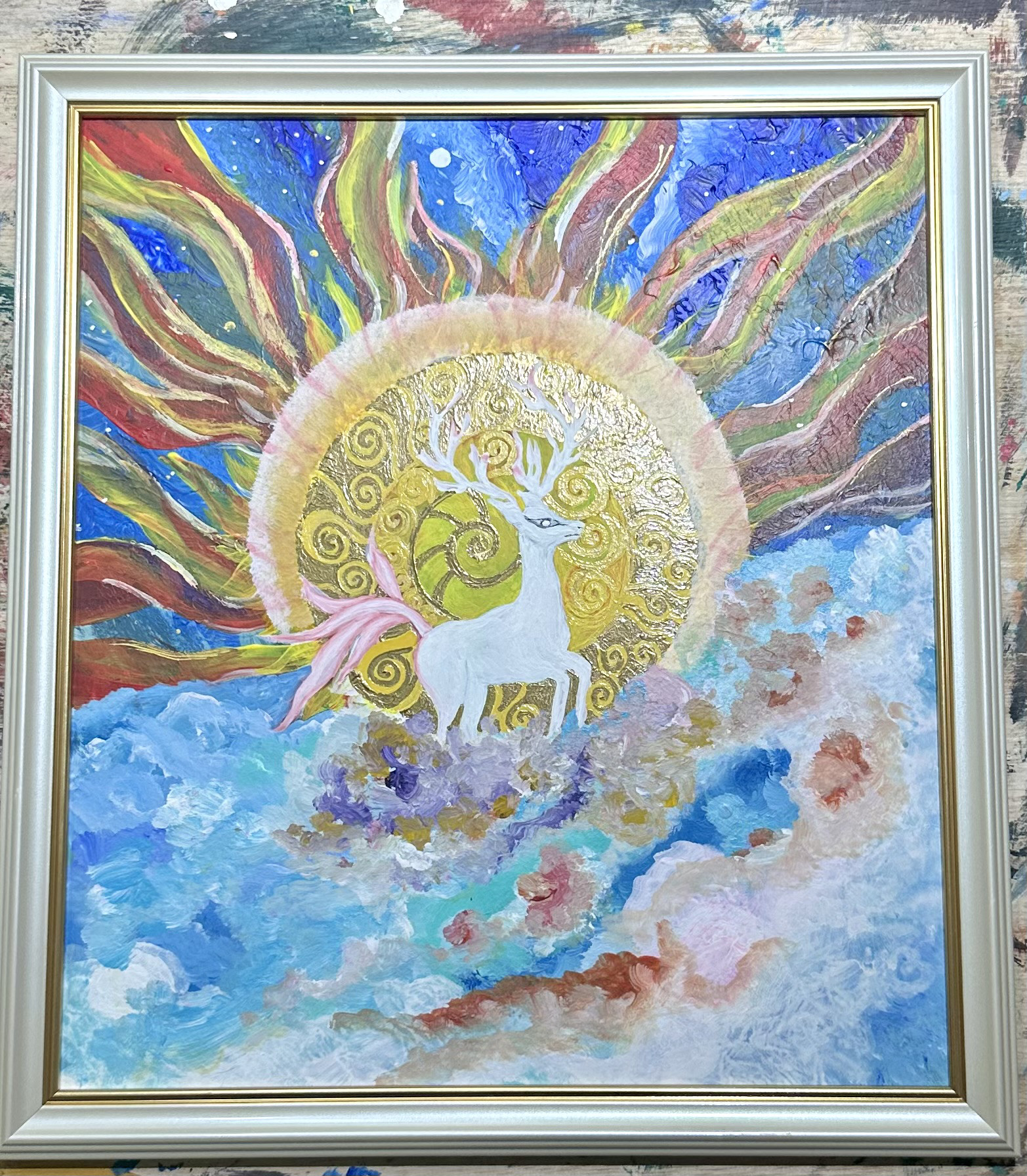 原画no.21 九天之上　白鹿no.2