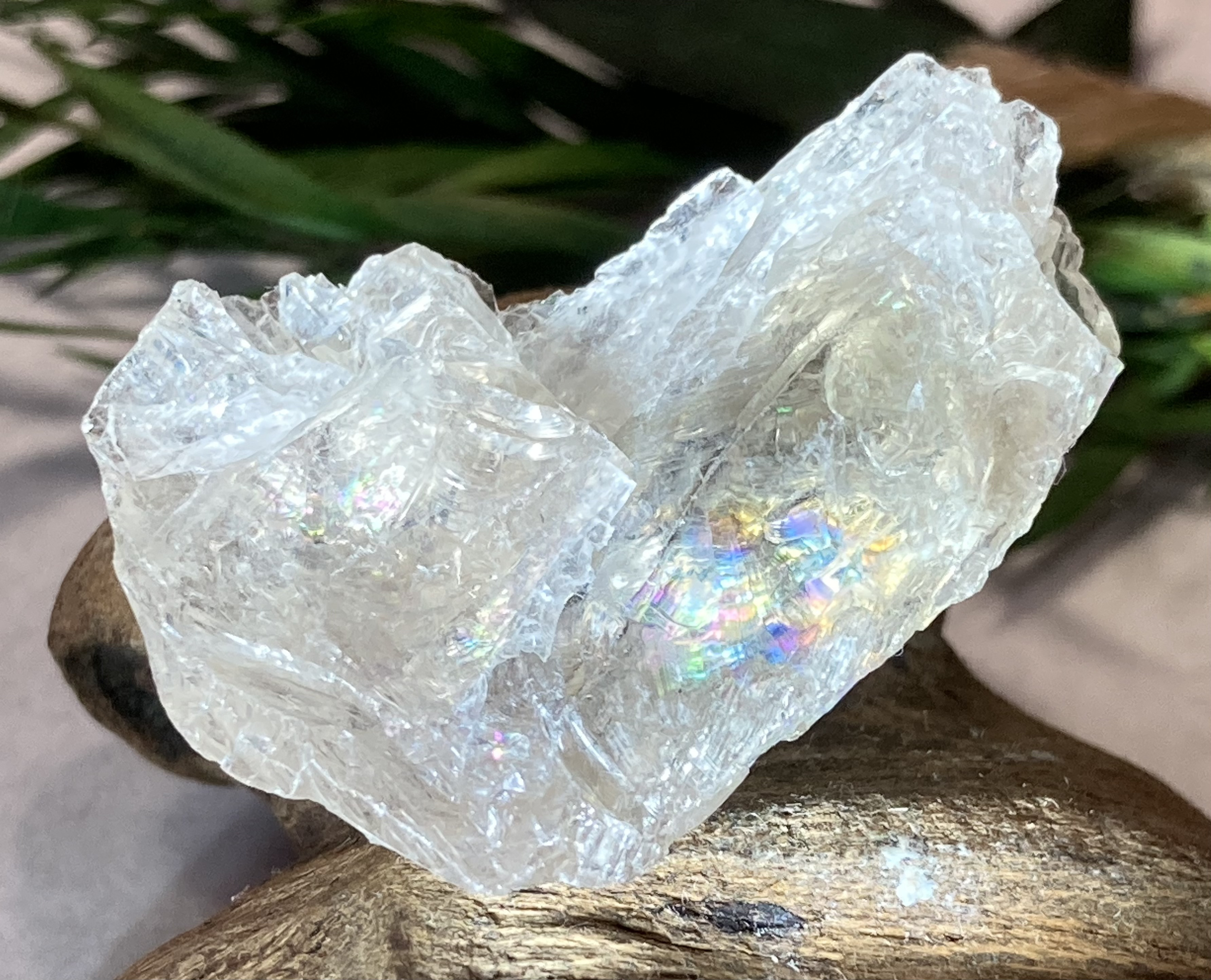 ルチル内包✨スモーキー エレスチャル クォーツ 骸骨水晶原石ラフストーン