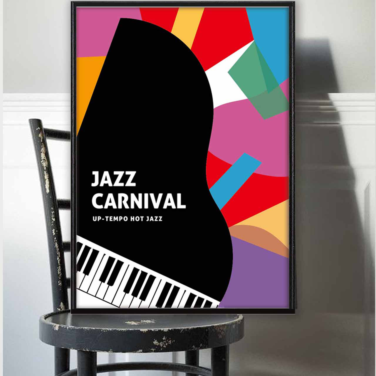 ジャズカーニバル　フルーツ　イラスト　ポスター　A4 A3 A2 A1　アート  　アートポスター　sei検索　2772